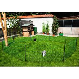 Síť pro králíky, vodivá, výška 65 cm, délka 12 m, jednoduchý hrot, zelená