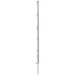 Plastový sloupek dvojitý nášlap/jednoduchý hrot/bílá/125cm