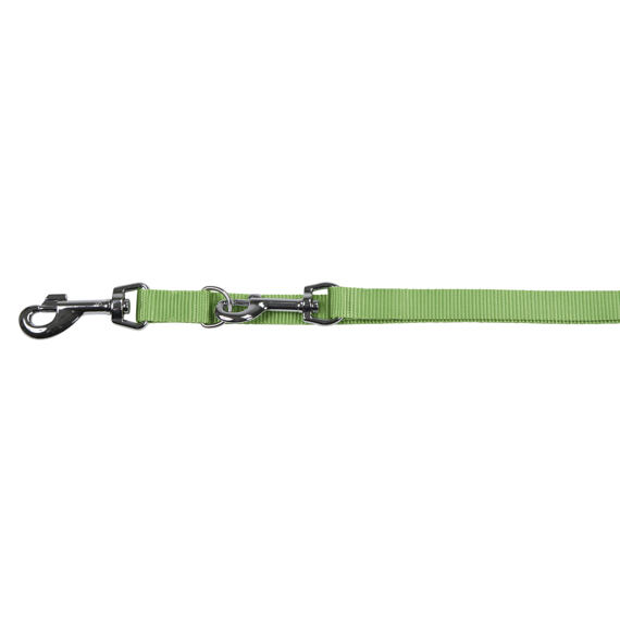 Vodítko přepínací MIAMI pro psy ploché, 200 cm / 25 cm, zelené